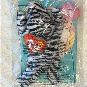 New Buzz the White Tiger Ty Teenie Beany Baby